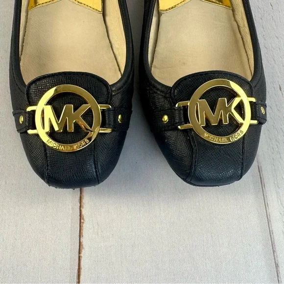 Michael Kors Navy Blue Fulton Moccasin Ballet Flat Size 9.5 - Picture 7 of 15